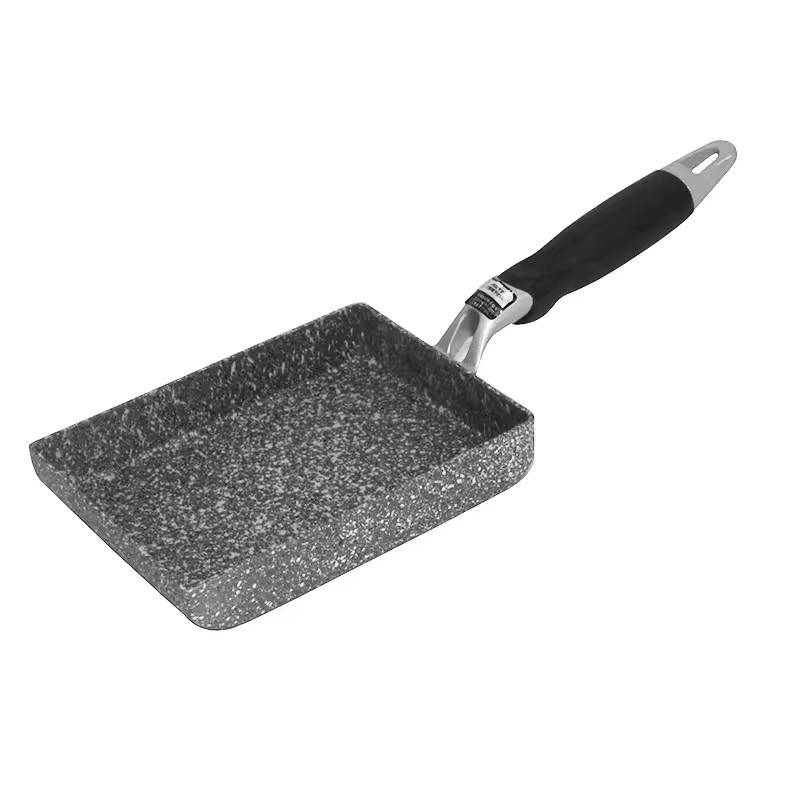 Viacúčelová vnútorná panvica na pečenie s vlastnou veľkosťou Indukcia Bezdymový steak Kuchynská grilovacia panvica bez paličky