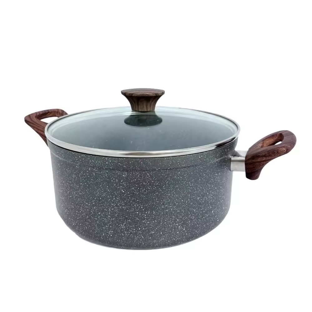 Súprava kuchynského príslušenstva z kovaného hliníka s nepriľnavým povrchom za dobrú cenu Súprava hrncov Súprava riadu