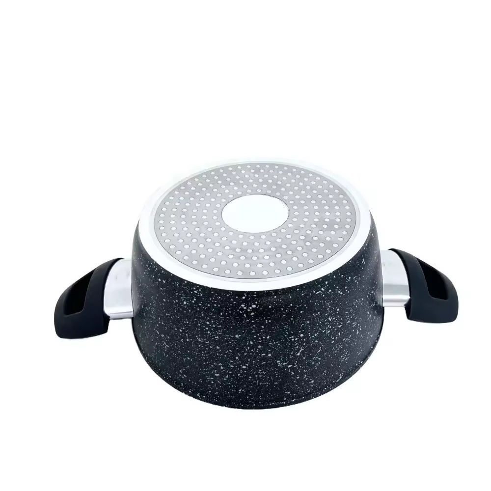 Klasický hrniec na varenie z hliníkovej zliatiny rôznej kapacity s bakelitovou rukoväťou