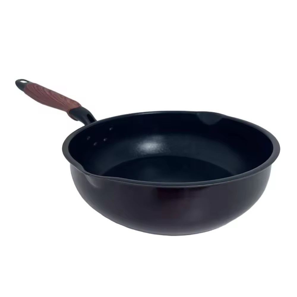 Vonkajšia reštaurácia Kuchyňa 20/24/28 cm Hliníkové okrúhle panvice na vyprážanie