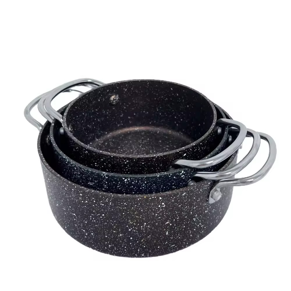 Exportované do Európy Indukčné hrnce Polievkové hrnce Panvice Kuchynský riad Nádoby na varenie Súprava riadu